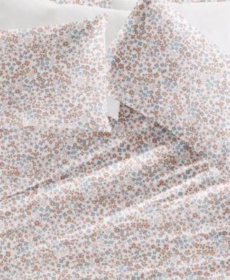 Long Staple 300-Thread Count Cotton Pattern 4-Pc. Sheet Set, Full