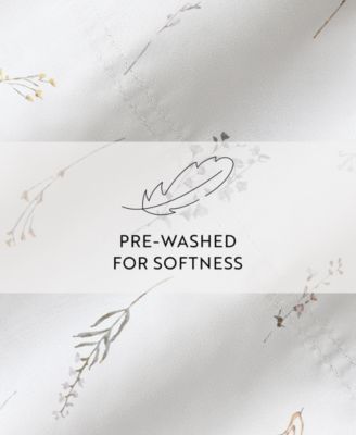 Long Staple 300-Thread Count Cotton Pattern 4-Pc. Sheet Set, Full