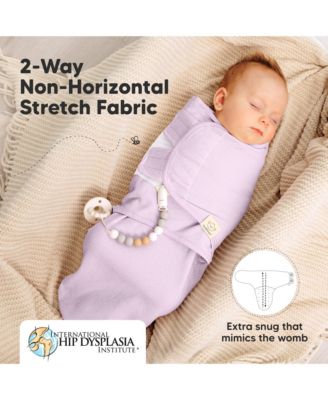 3pk Soothe Wren Swaddle Sleep Sacks, Organic Newborn Swaddles Wrap 0-3 Months, Soft Baby Wearable Blanket