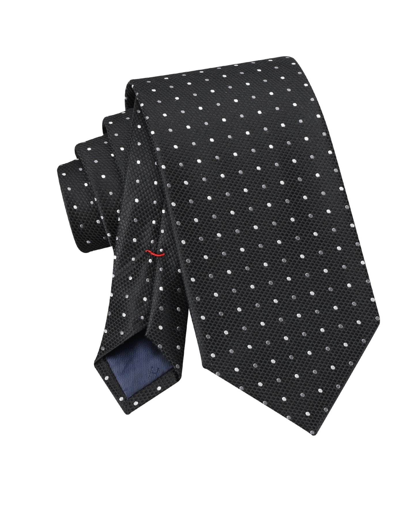 Мужской галстук Tommy Hilfiger Newport Dot Pattern Tie, цвет: Чёрный — фото 3