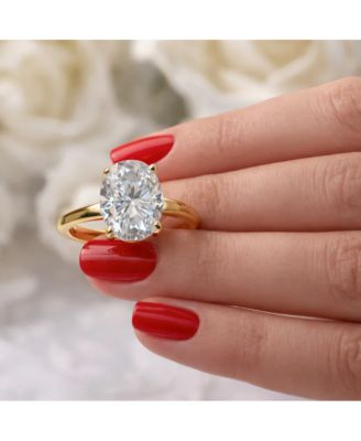 The Elena Oval Solitaire Ring