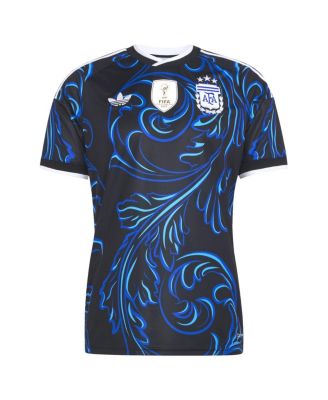 Men's Black Argentina National Team FIFA X World Cup 2026 Away Replica Jersey
