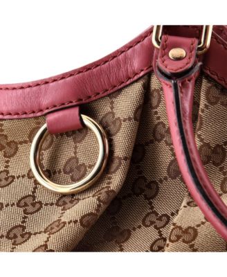 Large Sukey Tote GG Canvas with Leather