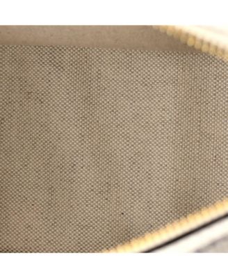 Large Ophidia Curved Zip Shoulder Bag GG Coated Canvas with Leather