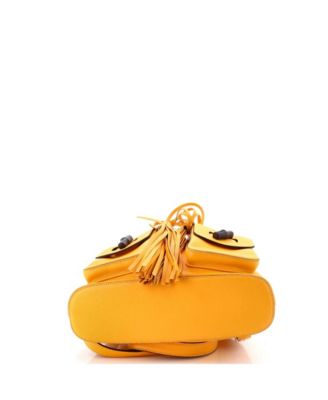 Medium Bamboo Tassel Backpack Leather