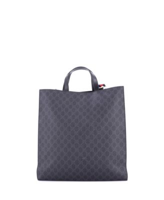 Tall Convertible Soft Open Tote GG Coated Canvas