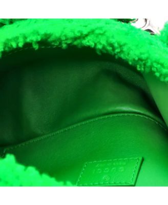 Medium Horsebit Chain Shoulder Bag Shearling