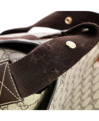 Diaper Bag GG Coated Canvas