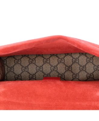 Small Dionysus Bag GG Coated Canvas with Crystal Embellished Metal