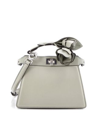 Petite Peekaboo ISeeU Bag Leather with Embellished Handle