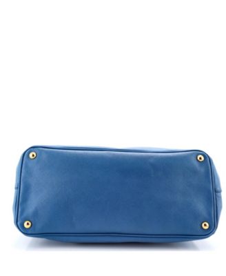 Large Lux Open Tote Saffiano Leather