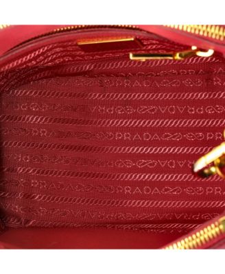 Small Galleria Double Zip Tote Saffiano Leather