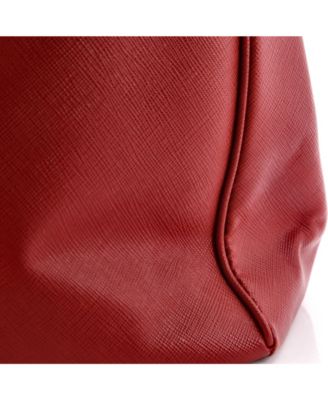 Large Double Zip Lux Tote Saffiano Leather