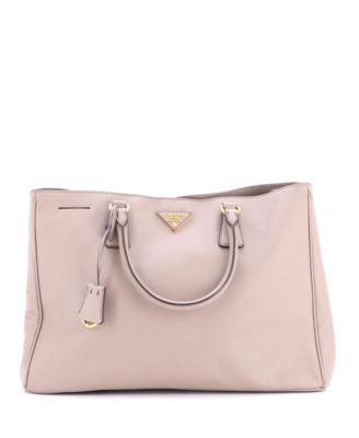 Large Lux Open Tote Saffiano Leather