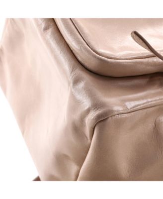 Mini Dangle Top Handle Bag Leather