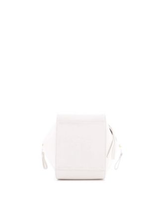 Compact Monochrome Hammock Bag Leather