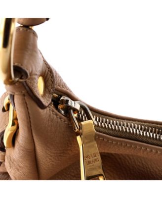 Medium Zip Top Hobo Vitello Daino