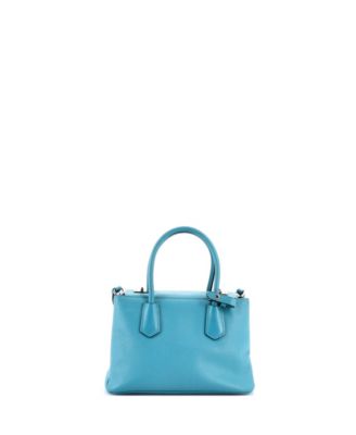 Small Turnlock Cuir Twin Tote Saffiano Leather