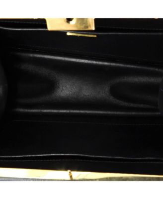 Small Light Frame Shoulder Bag Saffiano Leather