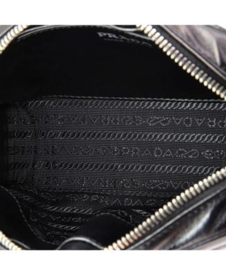 Small Camera Bag Diagramme Quilted Leather