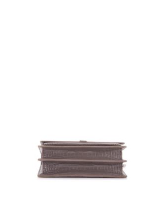 Medium Sunset Crossbody Bag Embossed Leather