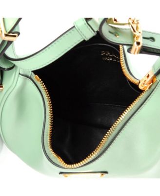 Small Arque Half Moon Hobo Leather