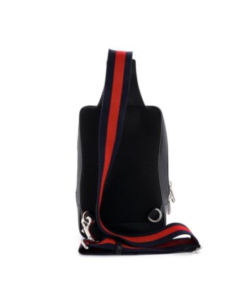 Small Soft Zip Sling Bag GG Coated Canvas