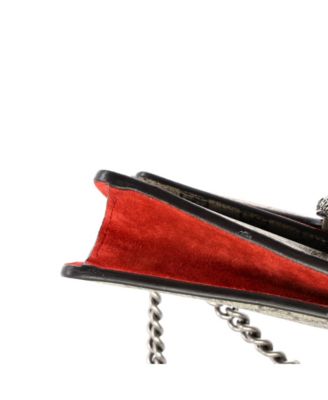 Small Dionysus Bag GG Coated Canvas with Crystal Embellished Metal