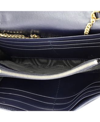 Horsebit 1955 Chain Wallet Canvas with Leather