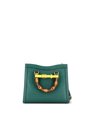 Small Diana NM Bamboo Handle Tote Leather