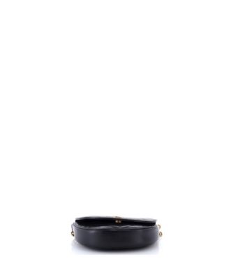 Mini GG Marmont Half Moon Flap Crossbody Bag Matelasse Leather