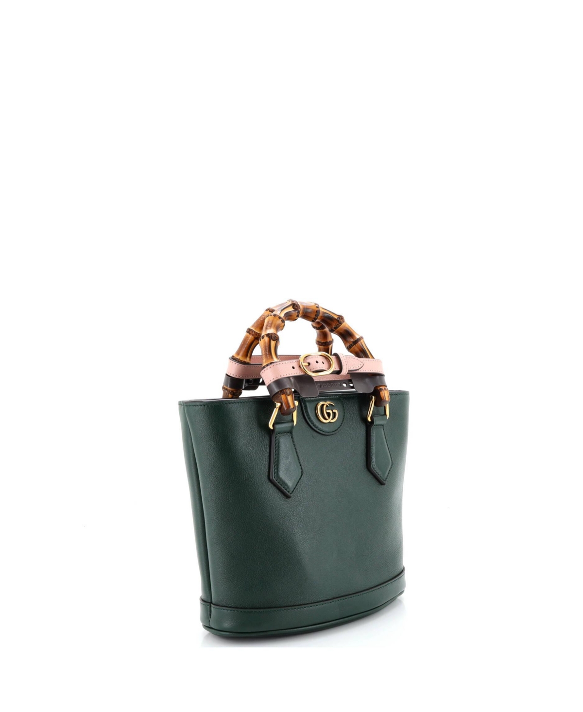 Pre-Owned Gucci Small Diana Convertible Bucket Bag Leather