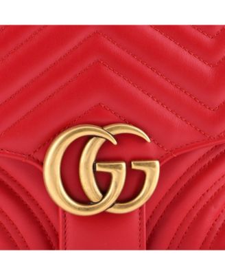 Small GG Marmont Zip Around Camera Bag Matelasse Leather