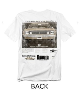 Men's Chevrolet Camaro Ad Front Back T-Shirt