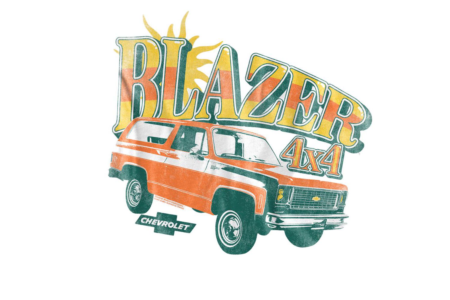 Men's Chevrolet Blazer Retro T-Shirt