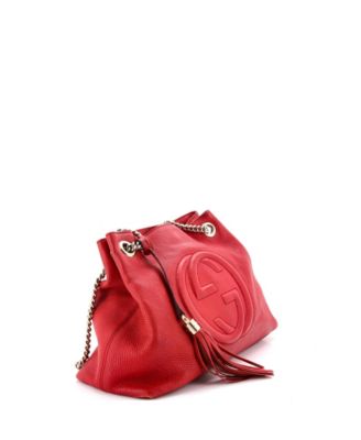 Medium Soho Chain Strap Shoulder Bag Leather