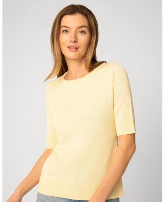 Women's Elbow Sleeve Crewneck Sweater