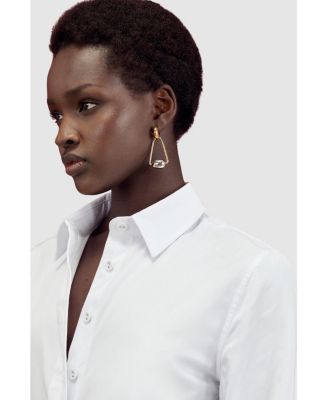 Women's Cotton Woven Buttoned Shirt