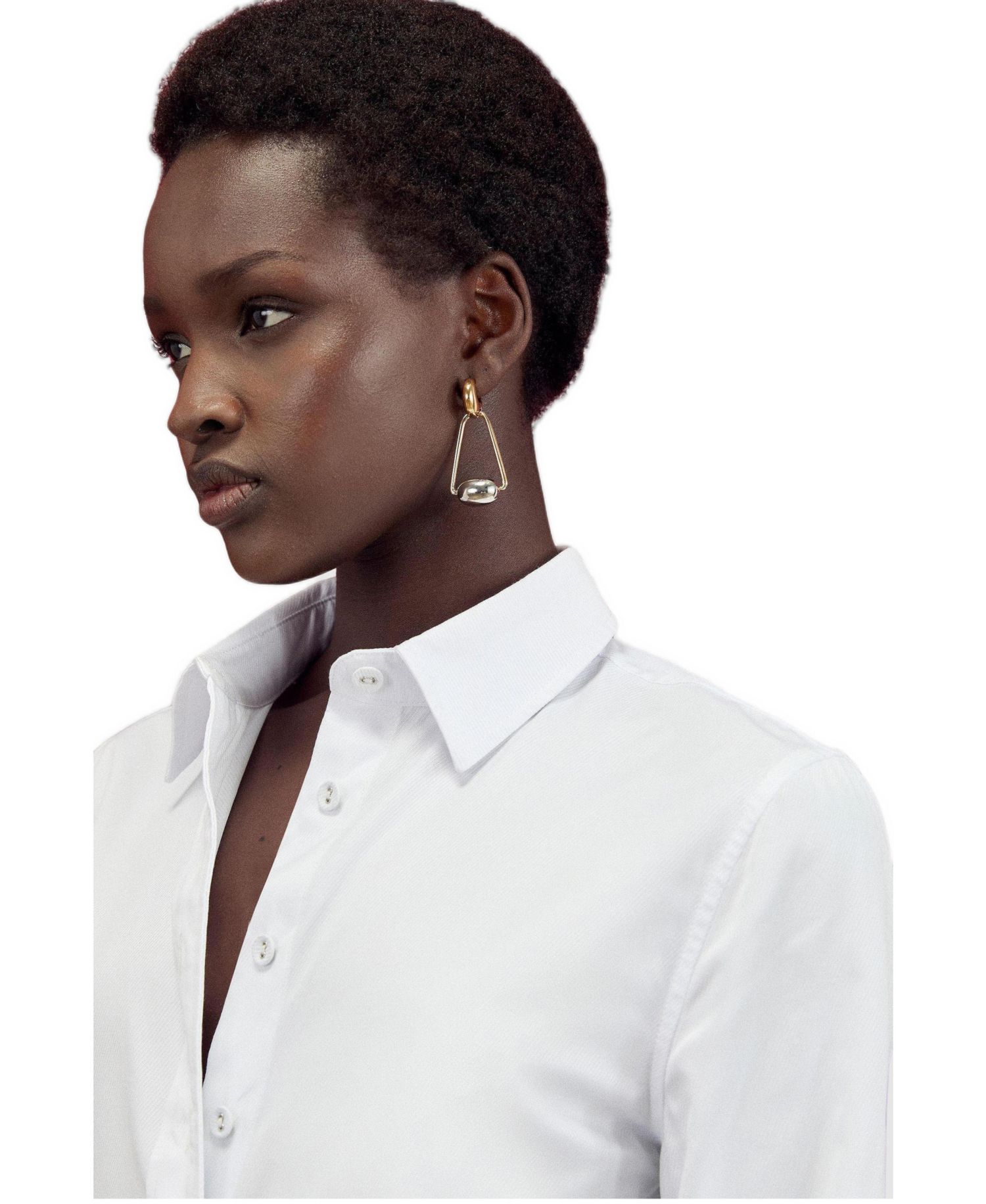 Women's Cotton Woven Buttoned Shirt