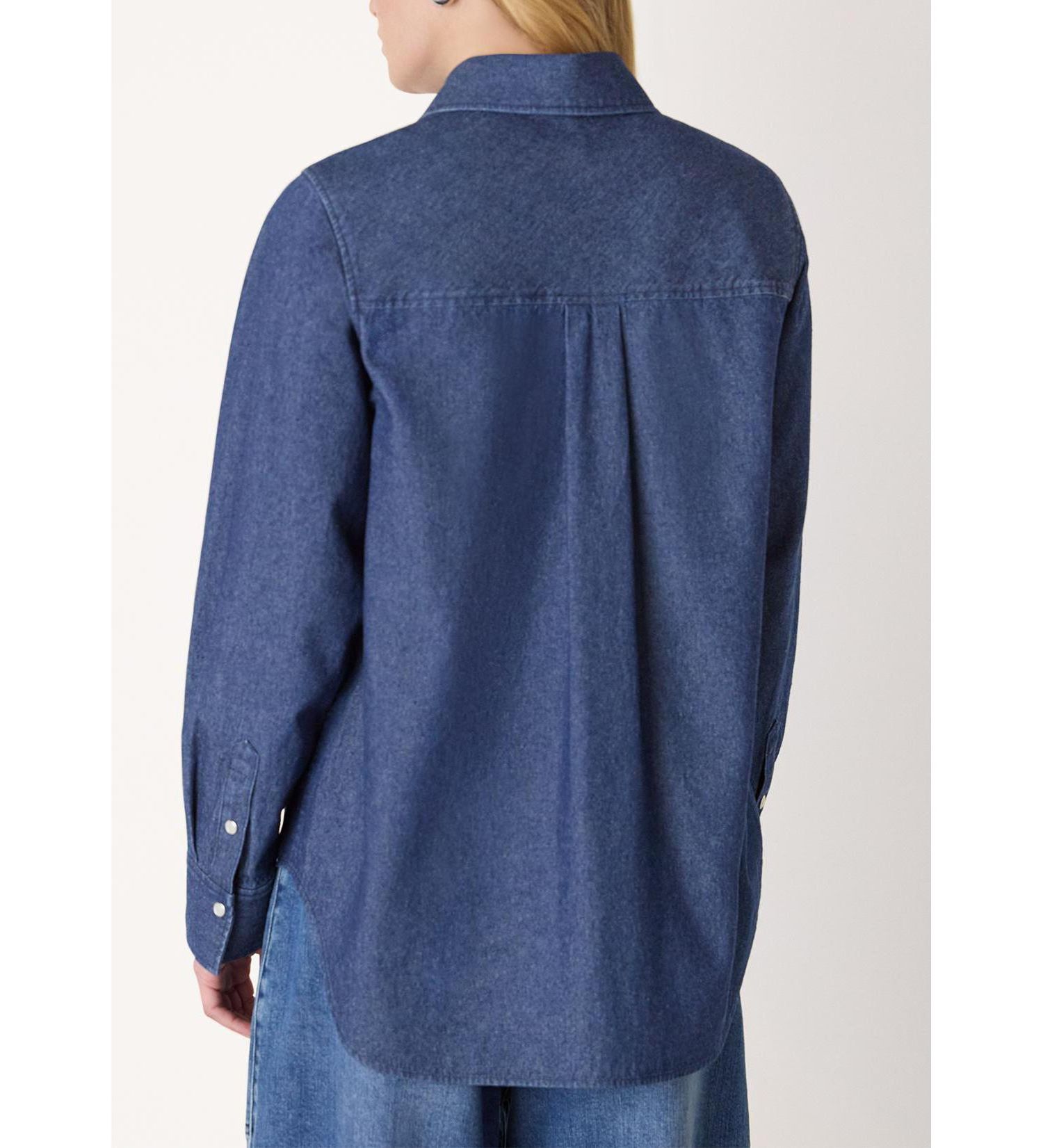 Women's Pocket Detail Cotton Shirt