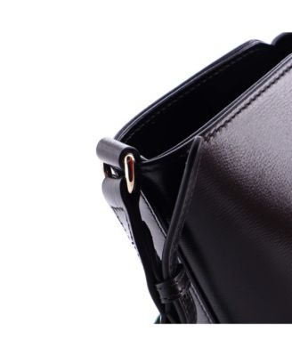 Jackie Web Bucket Bag Leather