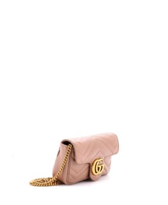 Mini GG Marmont Flap Bag Matelasse Leather