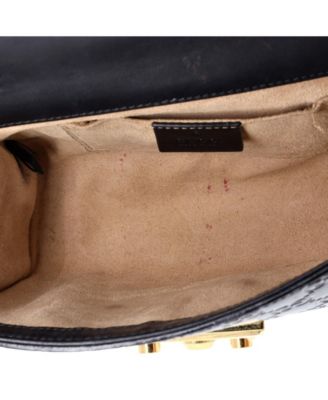 Small Padlock Shoulder Bag Guccissima Leather