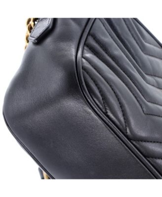 Small GG Marmont Shoulder Bag Matelasse Leather