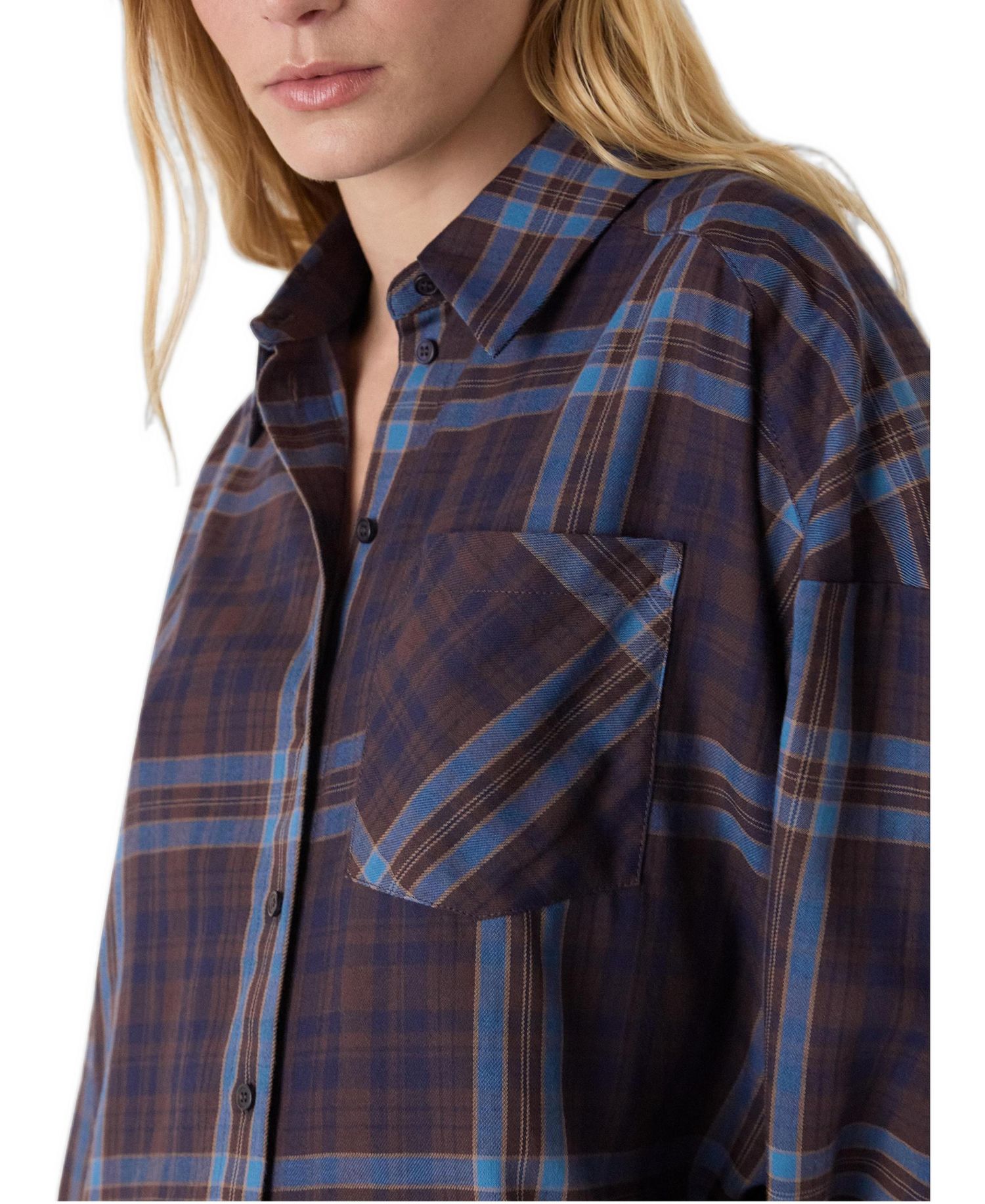Women's Checked Brushed Cotton Shirt