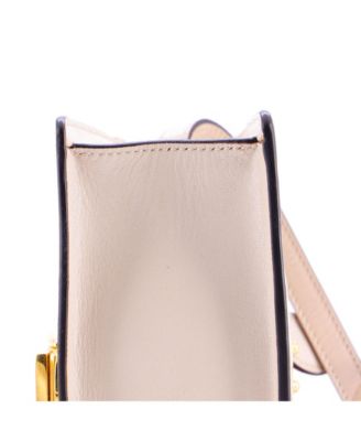 Mini Sylvie Top Handle Bag Printed Leather