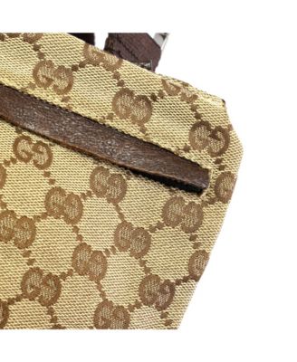 Vintage Double Belt Bag GG Canvas with Leather