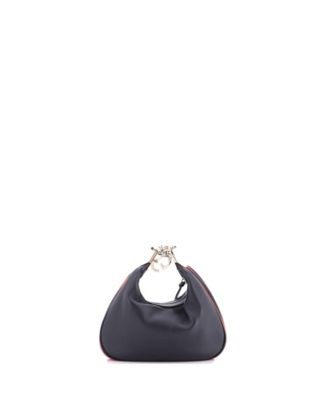 Small Attache Shoulder Bag Leather