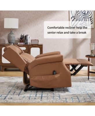 Manual Recliner Chair with Heavy Duty Motion 8 Vibrating Nodes And 3 Massage Modes