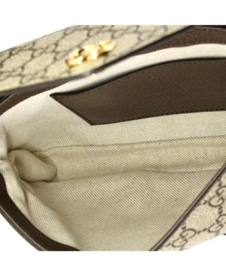Mini Ophidia Envelope Flap Shoulder Bag GG Coated Canvas